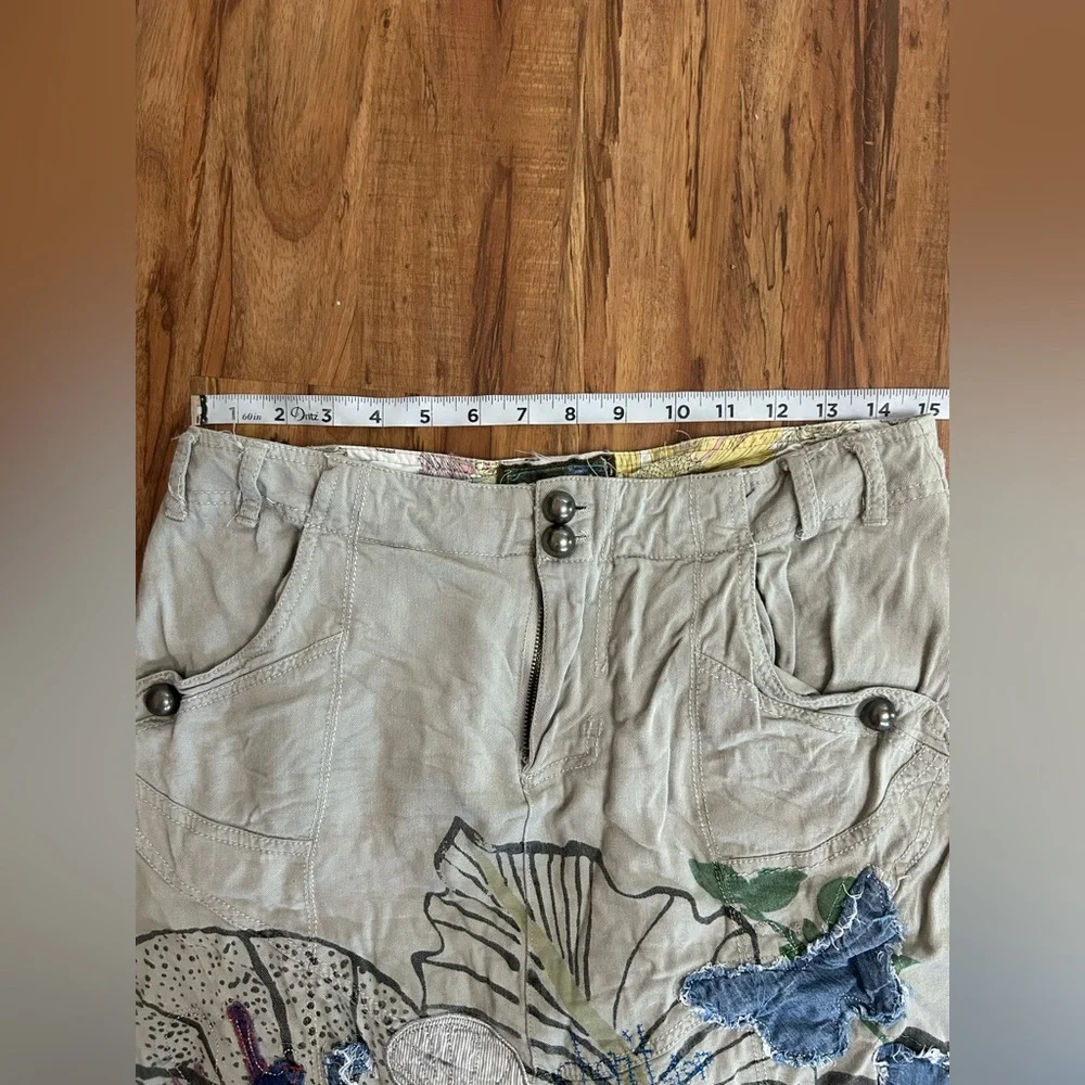 Desigual Bubble Mix Pattern Skirt Womens size 8 - Picture 10 of 11